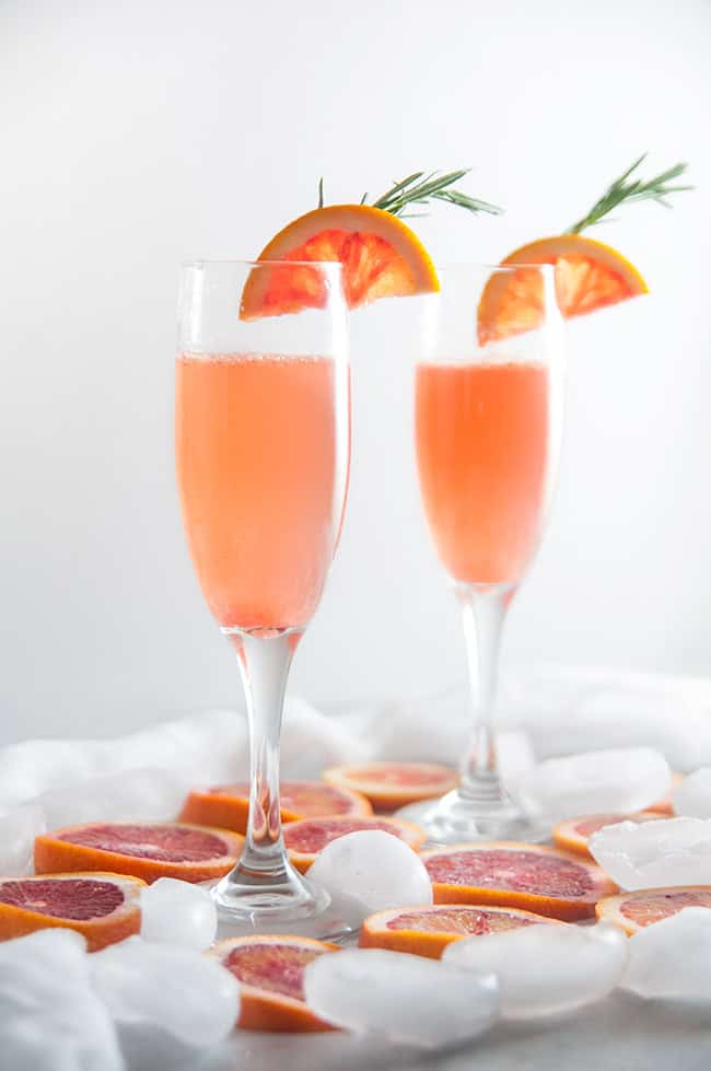 Blood Orange Mimosas