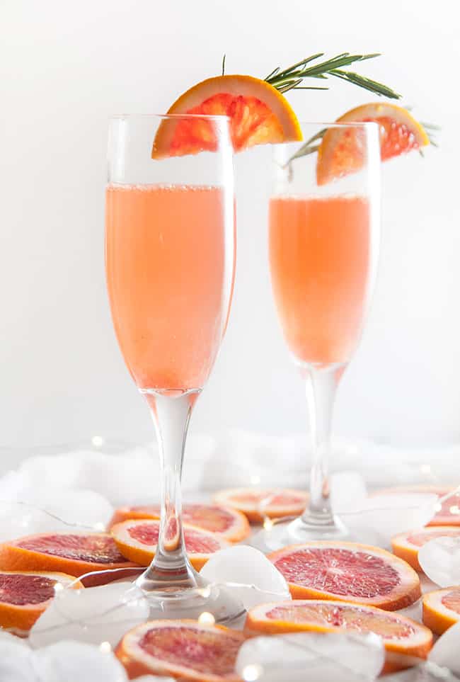 Blood Orange Mimosas