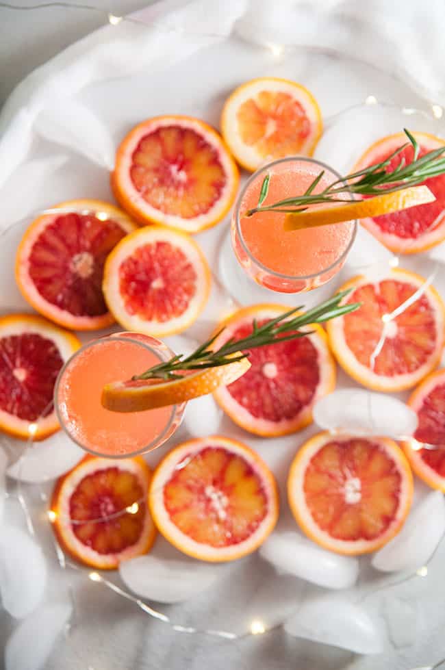 Blood Orange Mimosas