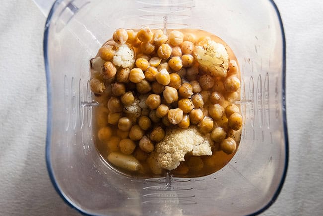 Roasted Cauliflower and Chickpeas