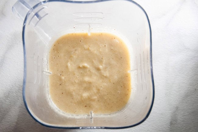 The base for skinny broccoli cheese soup