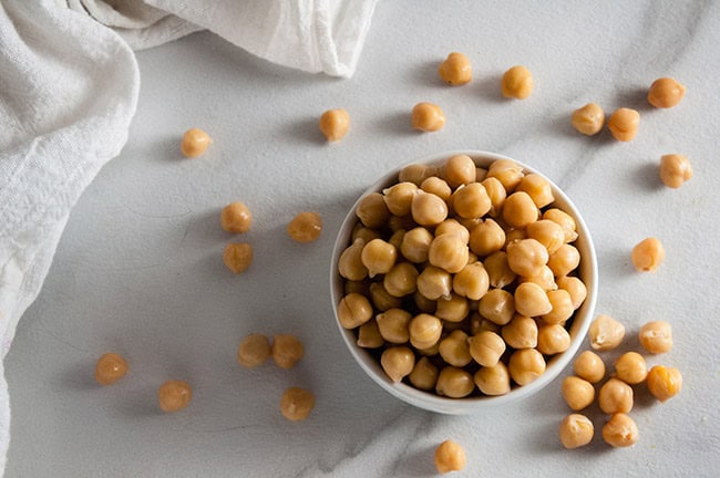 bowl of chickpeas