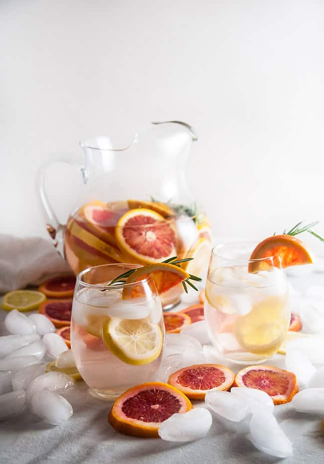 Winter Citrus Spa Water