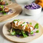 Beer Battered Fish Tacos with Chipotle Lime Crema