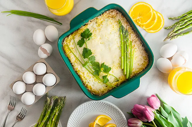 Cheesy Asparagus Frittata