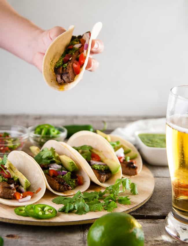 Chimichurri Steak Tacos
