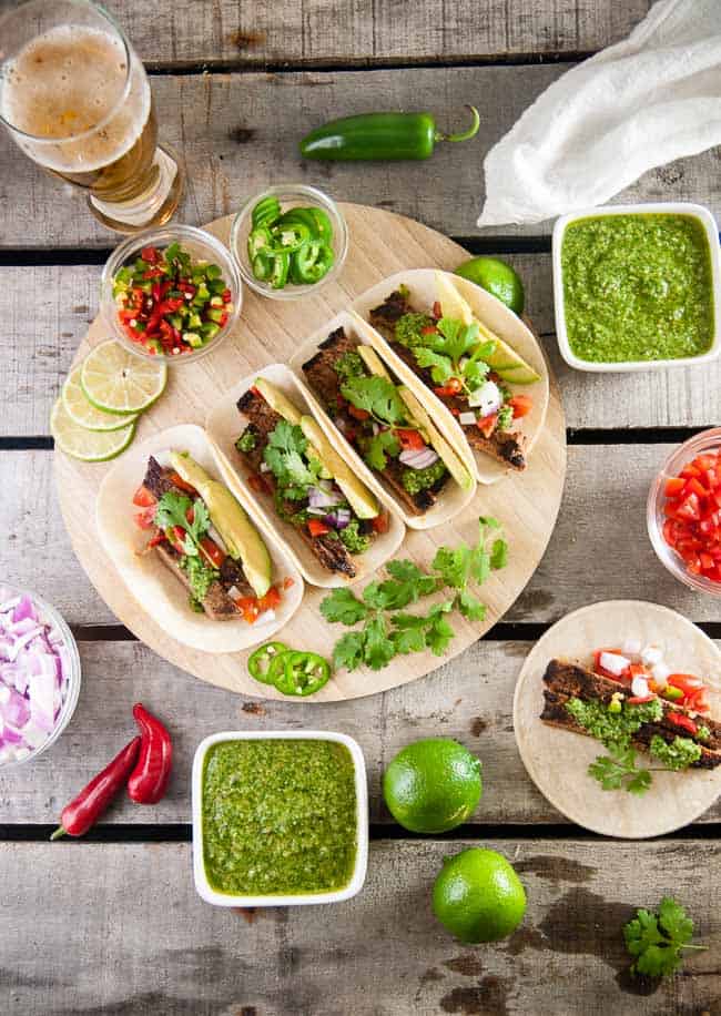 Chimichurri Steak Tacos