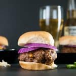 Beer Cheese Stuffed Burgers