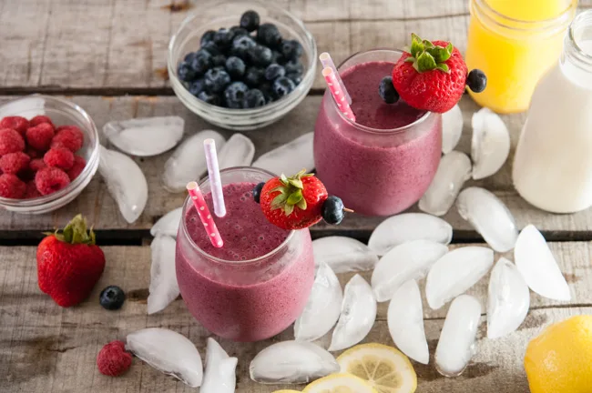 Sunshine Citrus Berry Smoothies