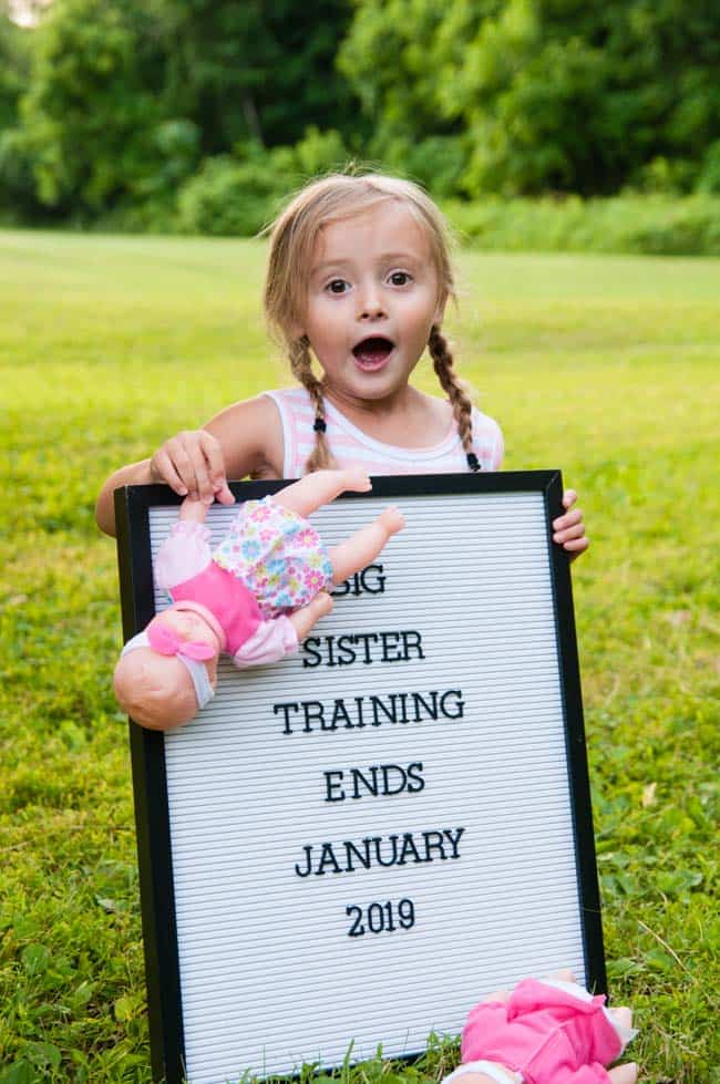 Twin baby pregnancy announcement