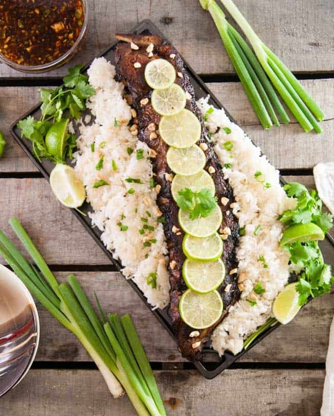 Thai Pork Ribs with Coconut Rice