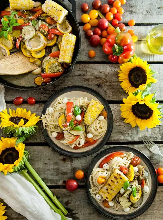 End of Summer Harvest Pasta