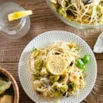 Roasted Broccoli and Brussel Sprouts Pasta