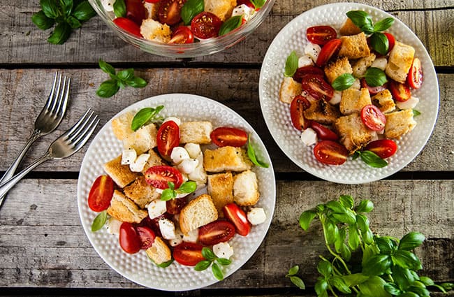 Panzanella Caprese Salad