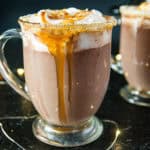 Slow Cooker Salted Caramel Hot Chocolate