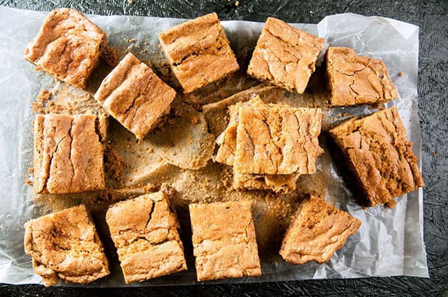 Triple Chocolate Chip Cookie Bars