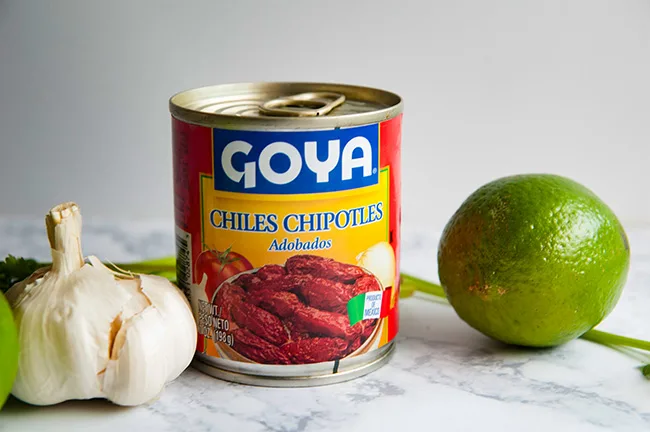 A can of chipotle peppers in adobo sauce