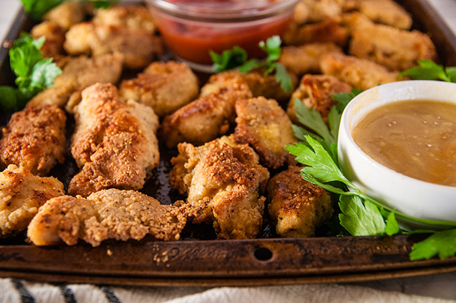 Baked Parmesan Chicken Nuggets