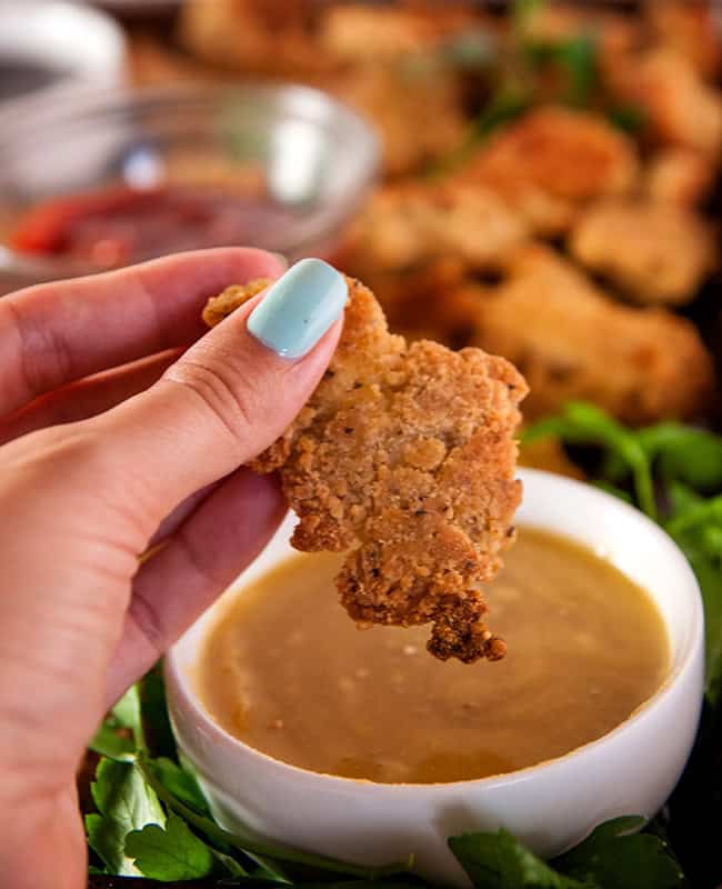 Baked Parmesan Chicken Nuggets - Seasoned Sprinkles
