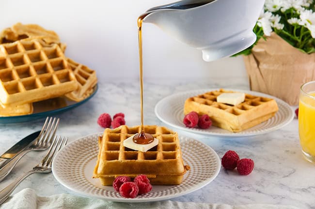 The Best Fluffy Waffle Recipe - Seasoned Sprinkles