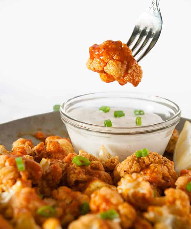 Easy Buffalo Cauliflower