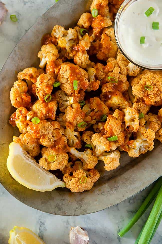 Easy Buffalo Cauliflower