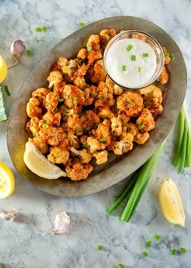 Easy Buffalo Cauliflower