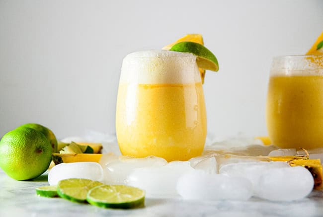 Frozen Pineapple Mimosas