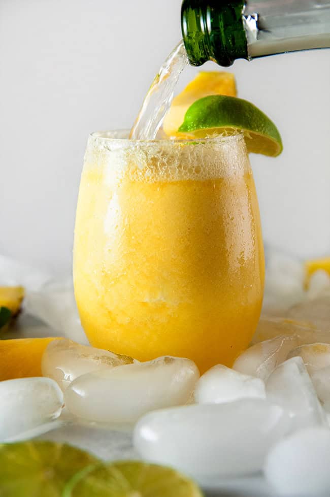 Frozen Pineapple Mimosas