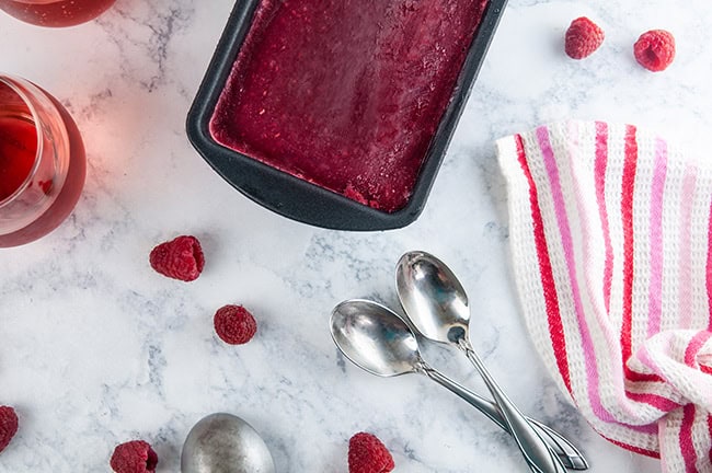 Raspberry Rose Sorbet