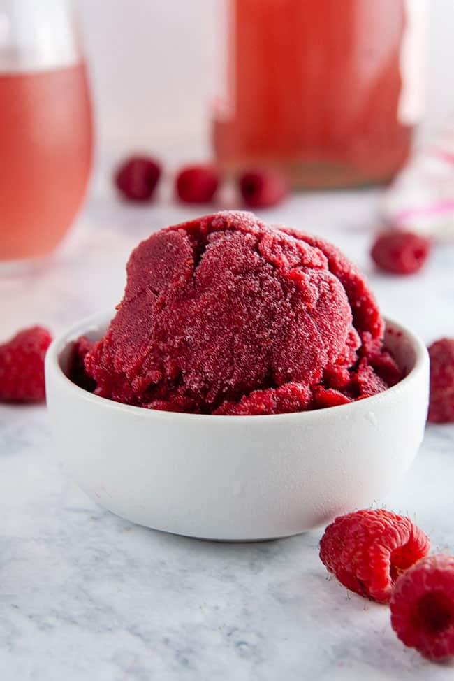 Raspberry Rose Sorbet