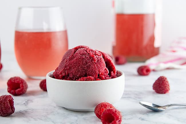 Raspberry Rose Sorbet