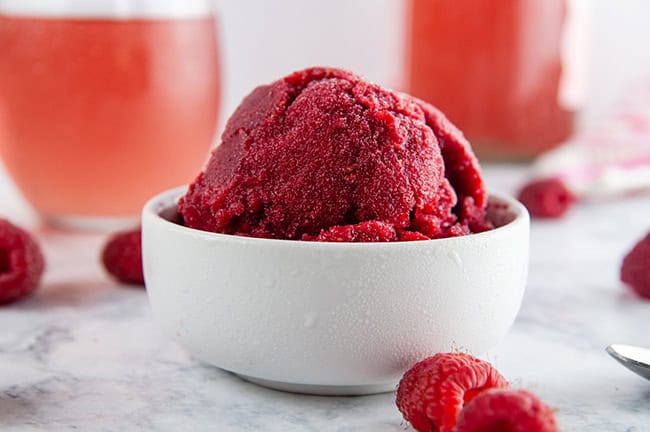 Raspberry Rose Sorbet