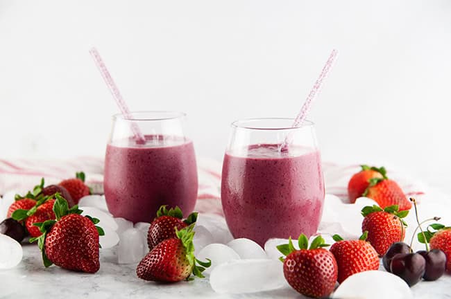 Cherry Berry Smoothies