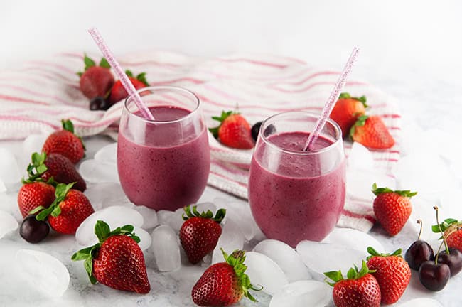 Cherry Berry Smoothies