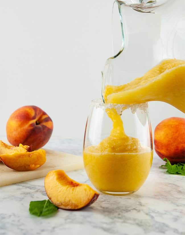 Peach Wine Slushies