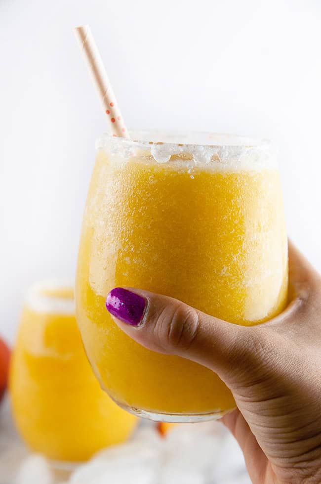 Peach Wine Slushies