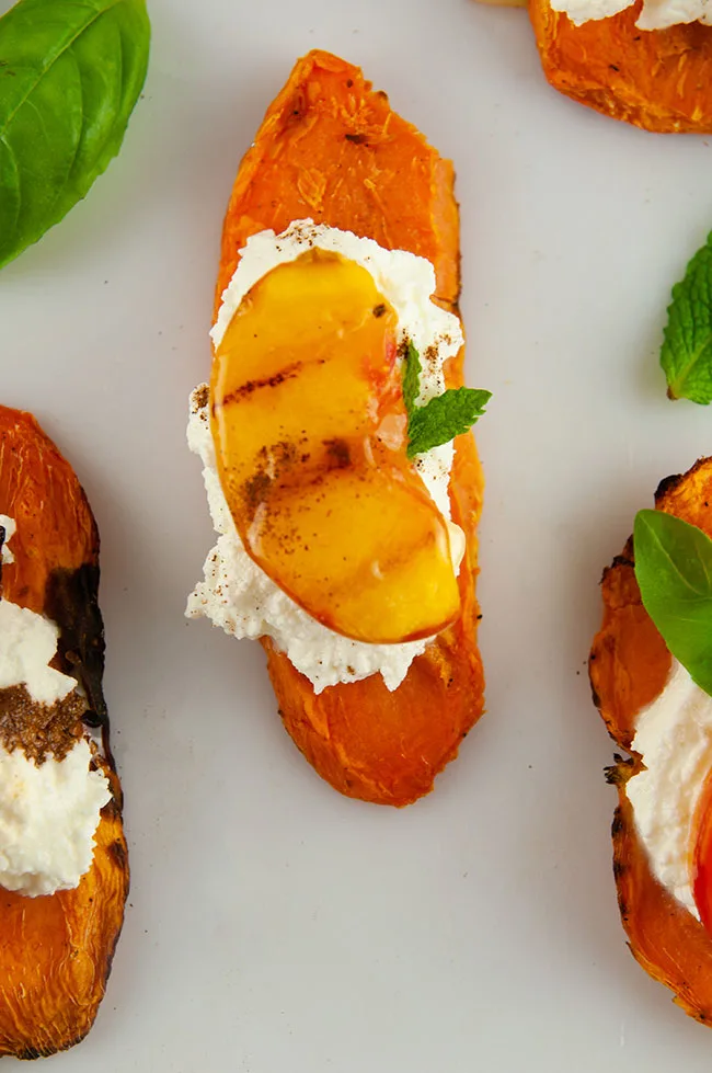 Sweet Peaches and Cream Sweet PotaTOASTS from the makers of CAULIPOWER