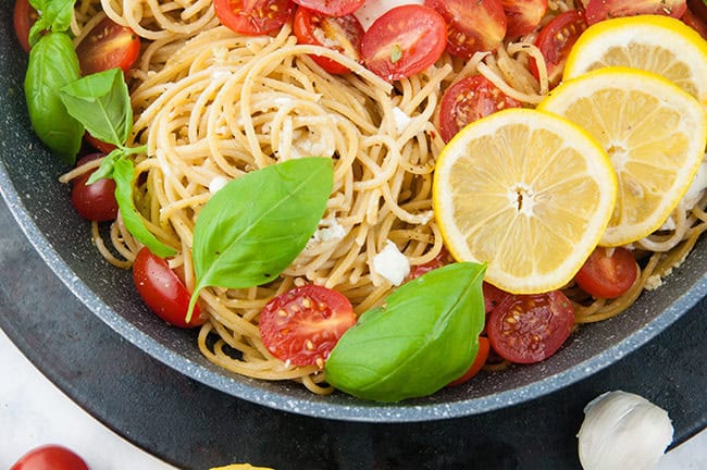 Tomato Pasta with Burrata