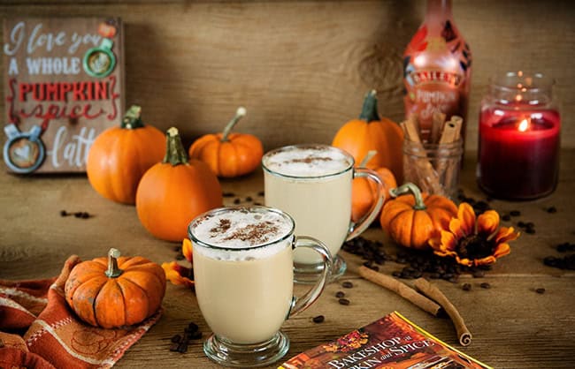 Boozy Pumpkin Spice Lattes