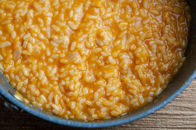 Pumpkin risotto