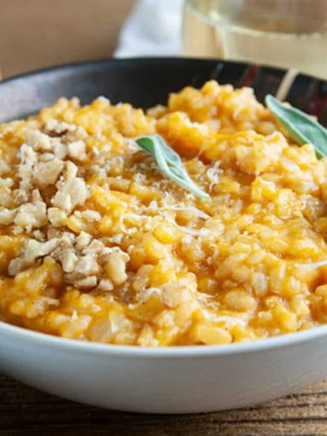 The Best Pumpkin Risotto