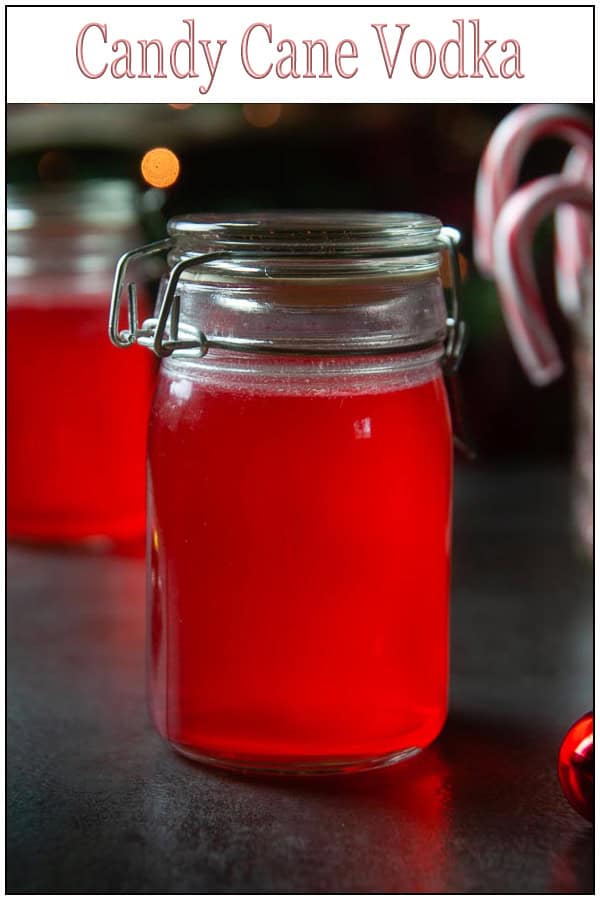 Homemade Candy Cane Vodka Seasoned Sprinkles