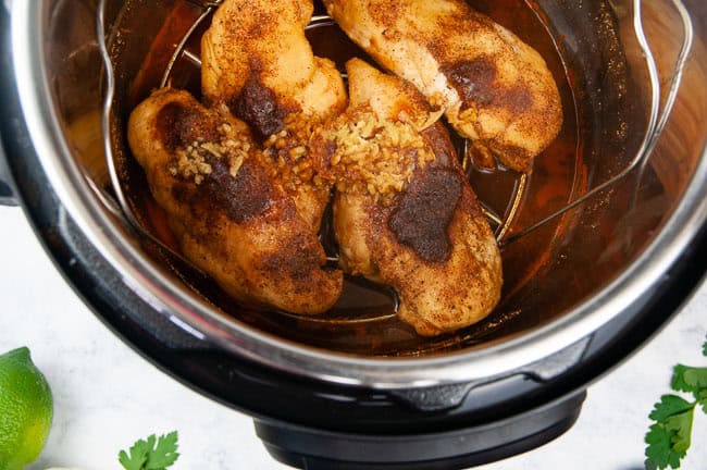 Barbecue chicken in the Instant Pot