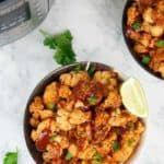 Instant Pot Barbecue Cauliflower makes a delicious vegetarian alternative for barbecue chicken