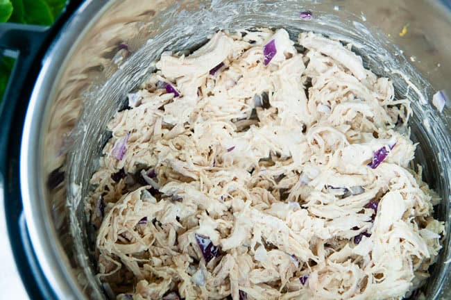 Dress up the Instant Pot chicken salad