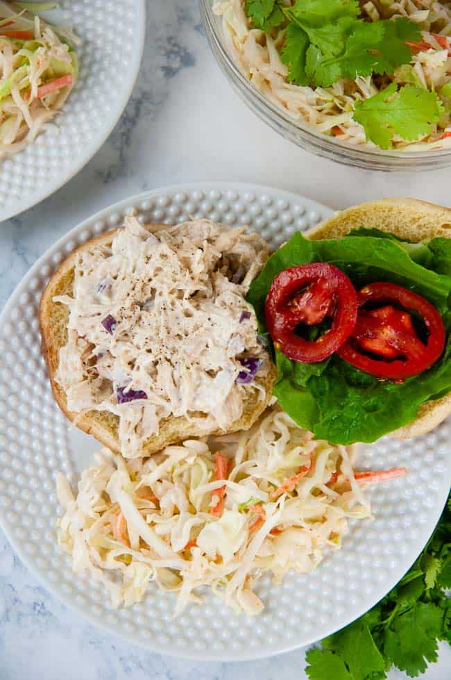 Instant Pot Chicken Salad with Honey Mustard