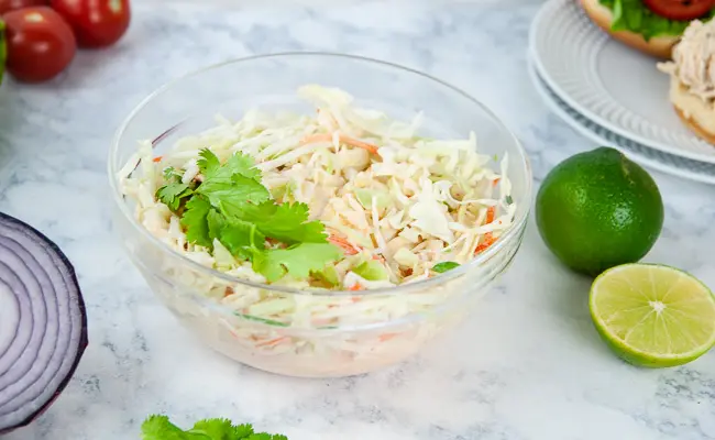 Sweet and Spicy Asian coleslaw