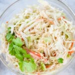 Sweet and spicy Asian coleslaw