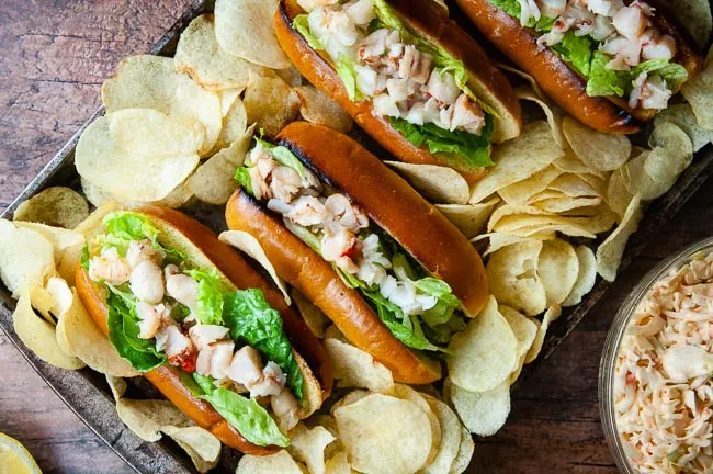 Buttery Connecticut Lobster Rolls are a delicious warm alternative to Maine lobster rolls